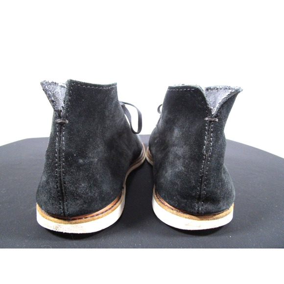 The Generic Man Black Suede Lace Up Chukka Boots Men Sz 44.5 EU / 11 US - Picture 6 of 9